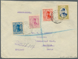 Iran: 1930-40, Reza Shah Pahlavi 23 Covers With Attractive Frankings, Air Mails, Registered Mail, A - Iran