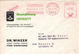 Dr. Winzer 7750 Konstanz Isogutt 7844 Neuenburg 1969 > Berlin - Drucksache - Pharmacy