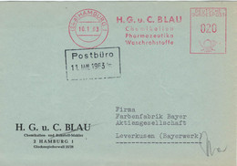 H.G. & C. Blau Chemikalien Waschrohstoffe 24a Hamburg 1963 > Leverkusen - Pharmacy