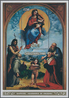 Niue: 1986, Christmas Miniature Sheet With Painting 'Madonna Of Foligno' (Raffael) In A Lot With App - Niue