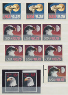 Vereinigte Staaten Von Amerika: 1847/1990 (ca.), Collection In Three Albums, As Usual Slightly Varie - Andere & Zonder Classificatie