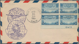 Vereinigte Staaten Von Amerika: 1926/1992, Lot Of Apprx. 100 Airmail/flight Covers, Mainly Commemora - Andere & Zonder Classificatie