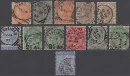 Zanzibar: 1865-1937: Collection Of 12 Stamps, 9 Postal Stationery Items And Two Covers, With 11 Indi - Zanzibar (...-1963)