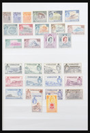 British Commonwealth: 1953-1970. Extensive Lot Mostly MHH, Definitive Sets Of Various Countries Of T - Andere & Zonder Classificatie