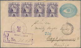Schiffspost Alle Welt: 1881/1912, SHIP MAIL AMERICA-EUROPE, Collection Of 17 Covers/cards Showing A - Other & Unclassified