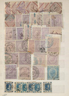 Fiskalmarken: 1860/1920 (ca.), Holding Of More Than 1.200 Fiscal Stamps (resp. Some Vignettes) In Tw - Andere & Zonder Classificatie