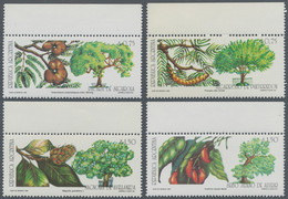 Thematik: Bäume / Trees: 1993, ARGENTINA: Trees In Buenos Aires Complete Set Of Four Showing 'Entero - Bomen