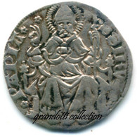 GALEAZZO II VISCONTI PAVIA GROSSO PEGIONE ARGENTO 1359 - 1378 SAN SIRO - Monnaies Féodales
