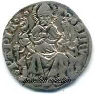 GALEAZZO II VISCONTI PAVIA GROSSO PEGIONE ARGENTO 1359 - 1378 SAN SIRO - Feudal Coins