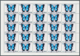 Thematik: Tiere-Schmetterlinge / Animals-butterflies: 2006, Papua New Guinea. Lot Of 5,000 Stamps "5 - Papillons