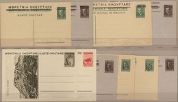 Albanien - Ganzsachen: 1923-1945 THE UPU SAMPLES COLLECTION OF ALBANIAN POSTAL STATIONERIES FORMERLY - Albania