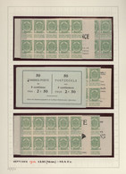 Belgien - Markenheftchen: 1912/1953, Collection Of Ten Exploded Booklets: COB A5a, A6, A10a, A15b, A - Unclassified