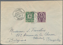 Estland: 1919/1937. Small Lot Of Of Four Covers, The First Two Of 1919, The First To Sweden, The Sec - Estland