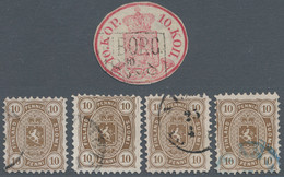 Finnland: 1840's-1950's "FINLAND POSTAL HISTORY" Collection Of About 500 Covers, Postcards Etc. And - Brieven En Documenten