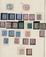 Finnland: 1856/1918, Used And Unused Collection Of Classic And Semi-classic Issues, Neatly Arranged - Gebruikt