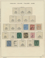 Finnland: 1860/1996, Mint And Used Collection In Two Schaubek Albums, From Some Rouletted Issues Inc - Gebruikt