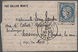 Frankreich: Posten Von Etwa 100 Klassischen Belegen, Dabei Ballon Monte, Bunt- + Farbfrankaturen, Ei - Collections