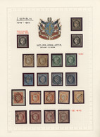 Frankreich: 1849/1959, Comprehensive Used And Mint Collection In Two Lighthouse Binders, Nealy Arran - Collections