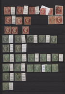 Frankreich: 1849/1988, Comprehensive Mint And Used Collection/accumulation In Three Thick Stockbooks - Collections