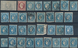 Frankreich: 1850/1900 (ca.), Used Assortment Of Apprx. 105 Stamps, Varied/partly Poor Condition, Inc - Collections