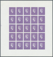 Frankreich: 1869, PROJECT JOUBERT Imperf. Violet Essay Without Inscriptions On Thin Ungummed Surface - Collections