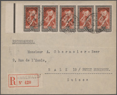 Frankreich: 1905/1955 (ca.), Assortment Of Apprx. 90 Covers/cards With Many Attractive And Better Fr - Collections