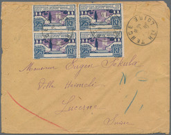 Frankreich: 1909/1957, Lot Of 28 Covers/cards Showing A Good Range Of Better And Interesting Items, - Collections