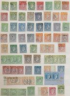 Griechenland: 1861/1900 (ca.), LARGE HERMES HEADS, Sophisticated Collection/holding Of Apprx. 900 Us - Gebruikt