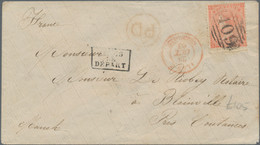 Großbritannien - Kanalinseln: 1815/74, Covers (13) All To France, Inc. Prephilatelic (four, A.o. Lar - Unclassified