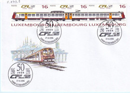 Luxembourg 1996 - 150 Joer CFL (8.142.2) - Storia Postale