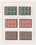 Irland - Zusammendrucke: 1940/1991, Specialised Collection On 33 Album Pages, Comprising Apprx. 43 B - Andere & Zonder Classificatie