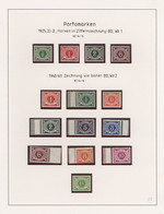 Irland - Portomarken: 1925/1988, Mint Collection On Album Pages, Michel Nos. 1/45 Complete Plus Some - Segnatasse