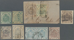 Italien - Altitalienische Staaten: Modena: 1859, Provisional Government, Group Of Ten Used Stamps, S - Modena