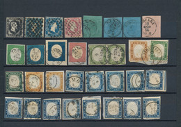 Italien - Altitalienische Staaten: Sardinien: 1851/1861, A Splendid Used Collection Of 51 Stamps, E. - Sardinië