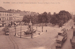 Tramways Porte De Namur Fontaine De Brouckere Boulevard Du Regent Et Avenue Des Arts & Tram 11 - Strassenbahnen