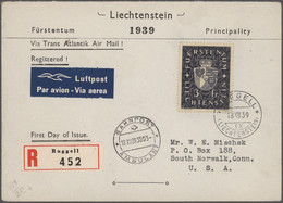 Liechtenstein: 1918/1980, Sehr Umfangreicher Posten Mit Bedarfsbriefen, Sammlerbriefen, Ganzsachen G - Verzamelingen