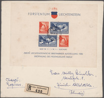 Liechtenstein: 1926/1936, Sammlung Von Ca. 53 Briefen Und Karten Mit Etlichen Interessanten Frankatu - Verzamelingen