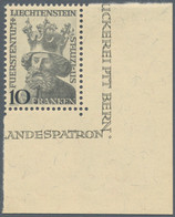 Liechtenstein: 1946, Freimarke 'Hl. Luzius' 10 Fr. Bestand Von 30 Werten, Postfrisch, Mi. 247, € 1.9 - Verzamelingen