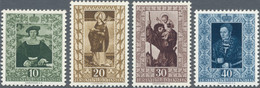 Liechtenstein: 1953, Gemälde Aus Der Fürstlichen Gemäldegalerie Vaduz (IV) Bestand Von 40 Kompletten - Verzamelingen