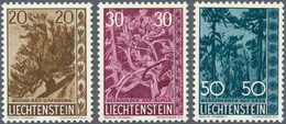 Liechtenstein: 1959, Bäume Und Sträucher IV Bestand Von 95 Kompletten Sätzen Dabei Auch Etliche Vier - Verzamelingen