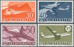 Liechtenstein: 1960, 30 Jahre Flugpostmarken Bestand Von 90 Kompletten Sätzen Dabei Auch Einige Vier - Verzamelingen