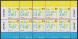 !a! GERMANY 2021 Mi. 3588 MNH SHEET(10) - Jewish Life In Germany - 2021-…