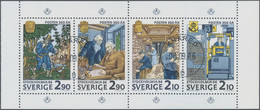 Schweden: 1986, International Stamp Exhibition STOCKHOLMIA (350 Years Swedish Post) Set In A Lot Wit - Used Stamps