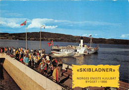 ¤¤    -  NORVEGE  -  GJOVIK  -   Le Bateau  " SKIBLADNER "       -   ¤¤ - Norvège