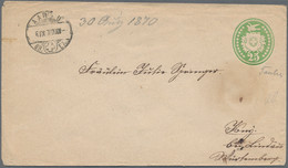 Schweiz - Ganzsachen: 1867-1886: Partie Von 55 GA-Umschlägen Mit Wertstempel Taube, Teils Ungebrauch - Stamped Stationery
