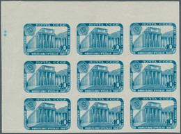 Sowjetunion: 1957, International Stamp Exhibition Moscow 40kop. Greenish-blue ('Exhibition Building - Andere & Zonder Classificatie