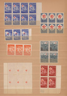 Türkei - Zwangszuschlagsmarken Für Den Roten Halbmond: 1916/58, Comprehensive Collection/accumulatio - Charity Stamps