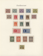 Vatikan: 1929/1964, A Decent Mint Collection On Borek Album Pages Incl. All Better Issues Of Early P - Collections