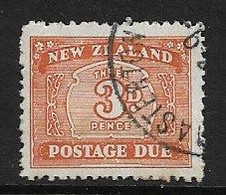 NEW ZEALAND 1943 - 1949 3d POSTAGE DUE FINE USED - WATERMARK UNCHECKED, FINE USED Minimum Cat £17 - Postage Due