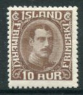 ICELAND 1931 Christian X  10 Aur..  LHM / *. Michel 161 - Ongebruikt